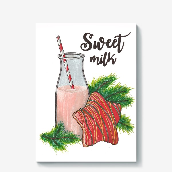 Холст «Sweet milk / Сладкое молочко»