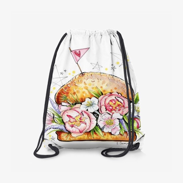 Рюкзак «Цветочный бургер»