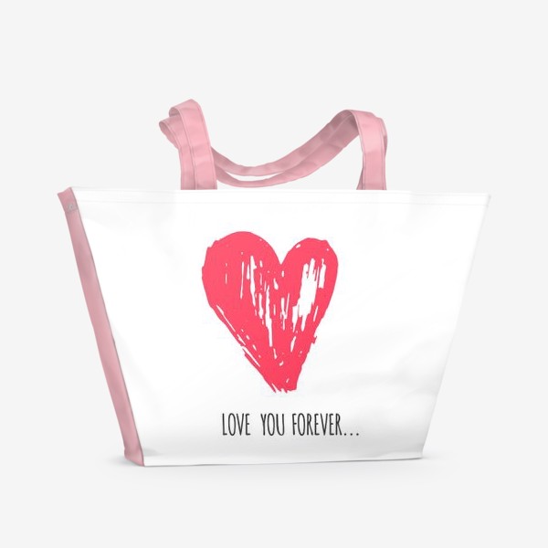 Пляжная сумка «Любовь навсегда»