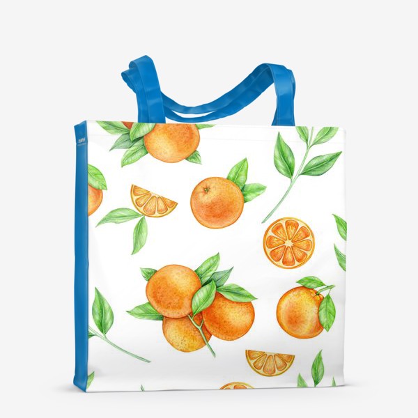 Сумка-шоппер «Акварельные апельсины»
