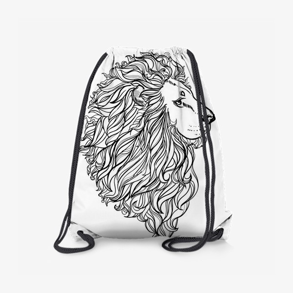 Рюкзак «лев в профиль»