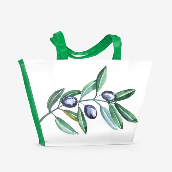 Пляжная сумка «оливковая ветвь»