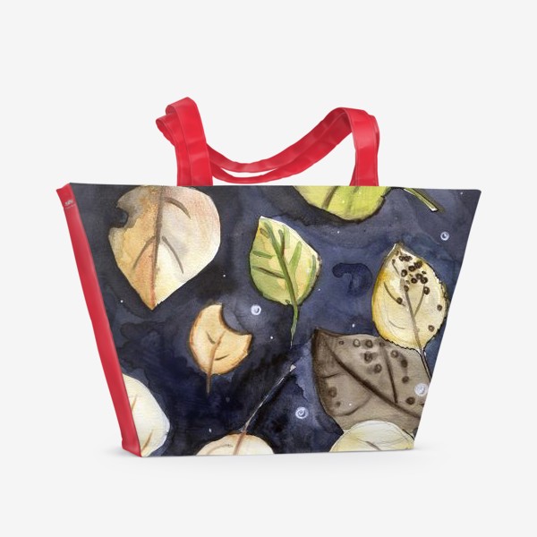 Пляжная сумка &laquo;Листья на воде&raquo;