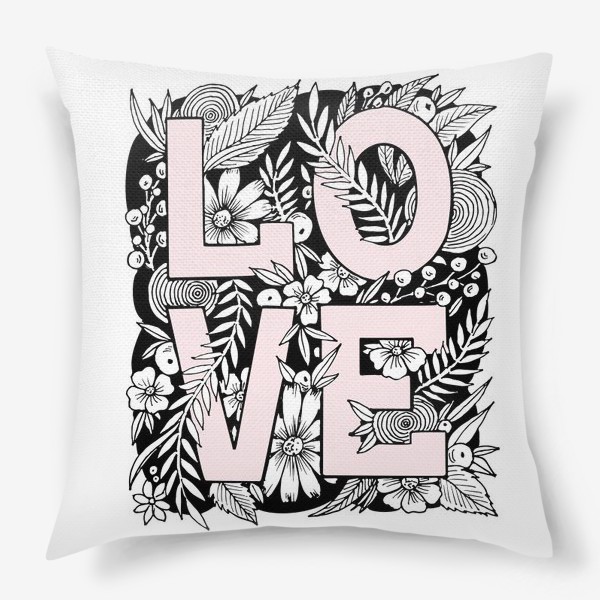 Подушка «love »