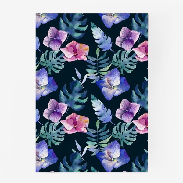 Постер «Hydrangea pattern»