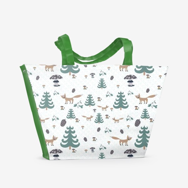 Пляжная сумка «Forest pattern»