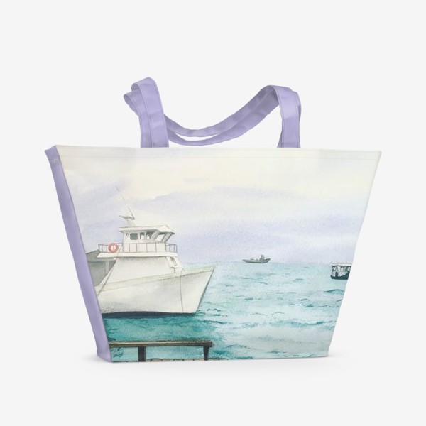 Пляжная сумка «Прогулка по воде»