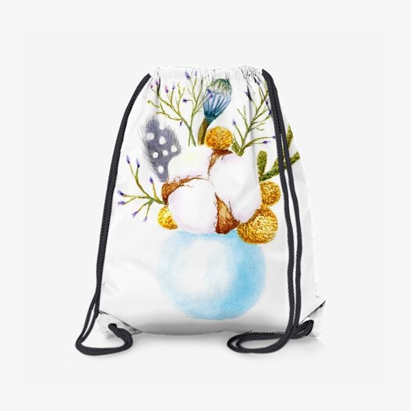 Рюкзак «Хлопок,перышки, мимоза-весенний минибукет»