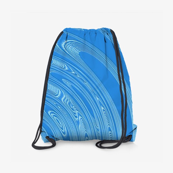 Рюкзак «металлическая голубая текстура»