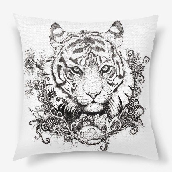 Подушка «Уссурийский тигр -- хозяин тайги.»