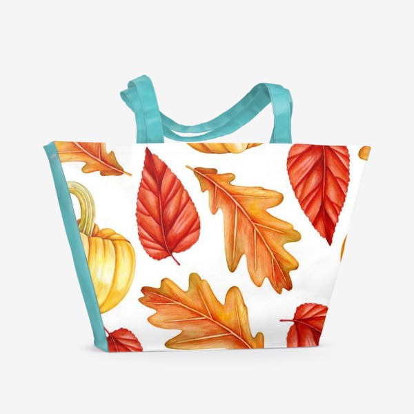Пляжная сумка «Осенний паттерн_1»