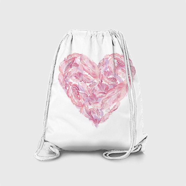 Рюкзак «Сердце в стиле бохо»