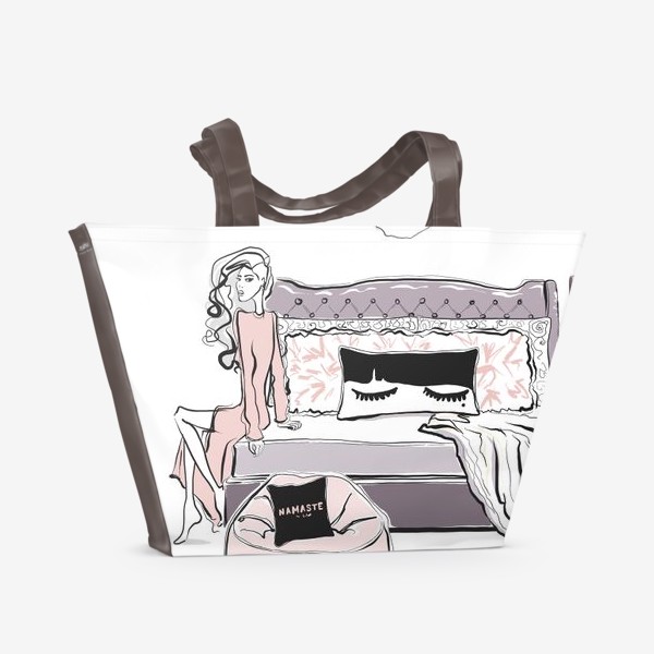 Пляжная сумка «в спальне»