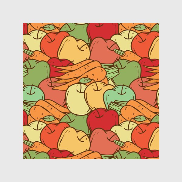 Шторы «Яблоки с Морковью»