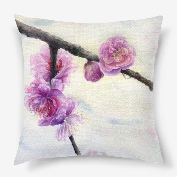 Подушка «Розовое весеннее»