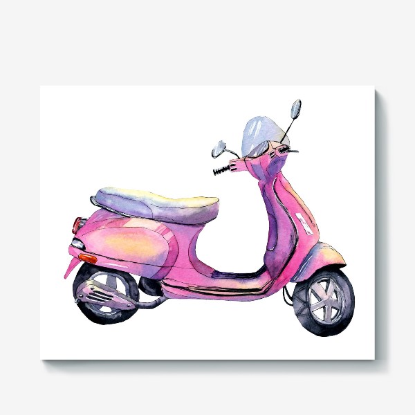 Холст «Pink Scooter»
