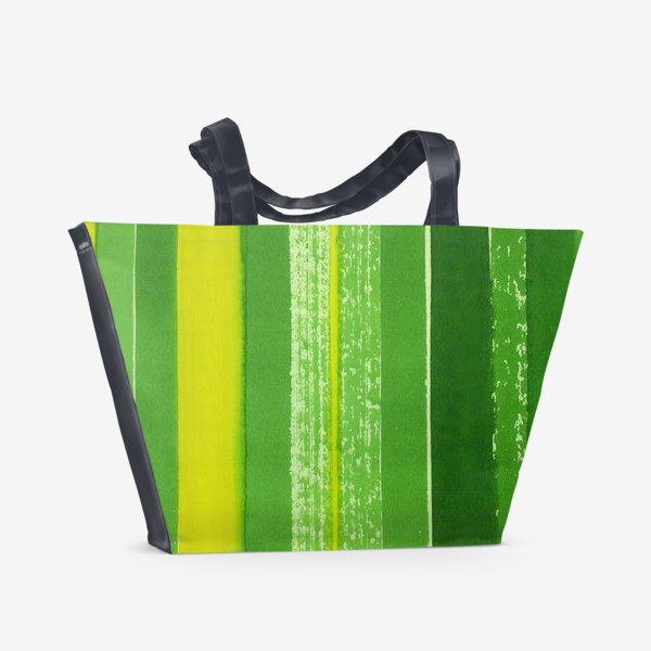 Пляжная сумка «зелёный мир»
