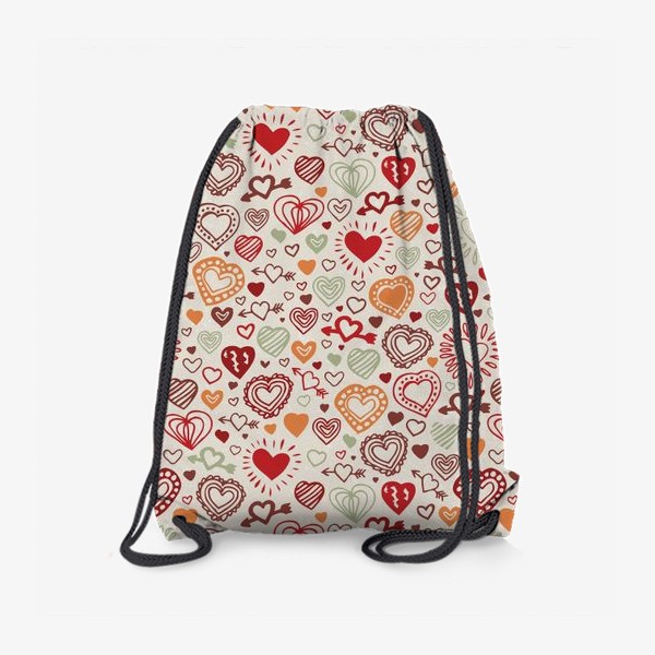 Рюкзак «Разноцветные сердца»