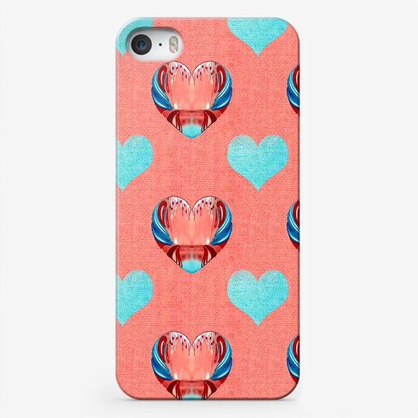Чехол iPhone «калейдоскоп сердец»