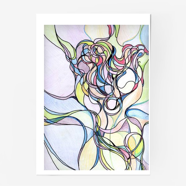 Постер «Разноцветная абстракция »