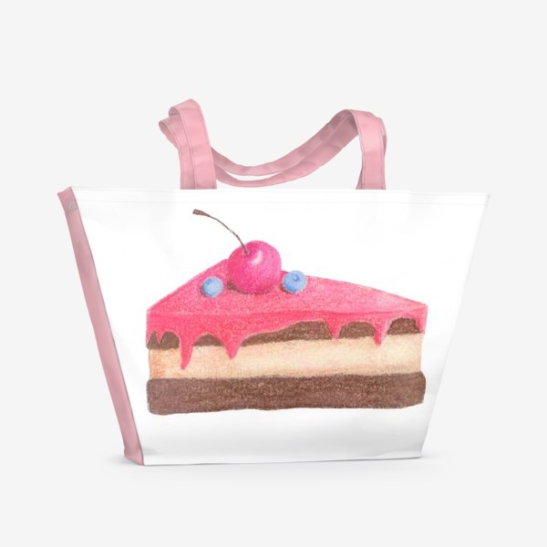 Пляжная сумка «Сладкий кусок пирога»