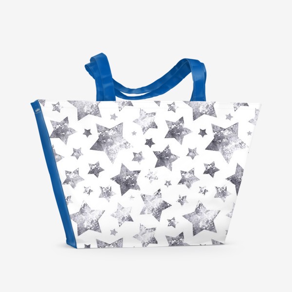Пляжная сумка «Звездный узор в стиле грандж»