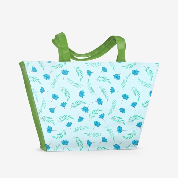 Пляжная сумка «Весенняя зелень»