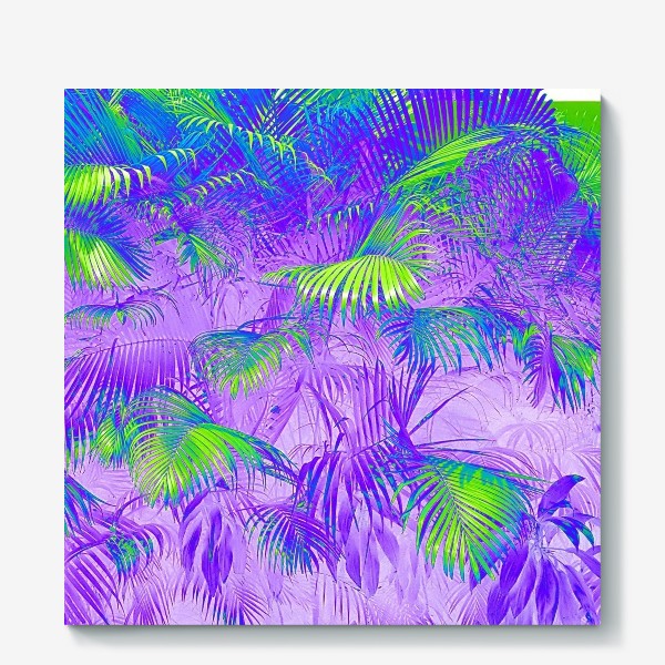 Холст «Фиолетовые тропики »
