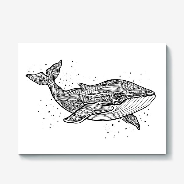 Холст «Дудл кит»