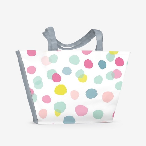 Пляжная сумка &laquo;Abstract watercolor pattern&raquo;