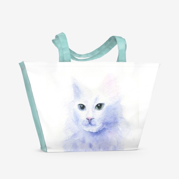 Пляжная сумка &laquo;Сиреневый кот&raquo;
