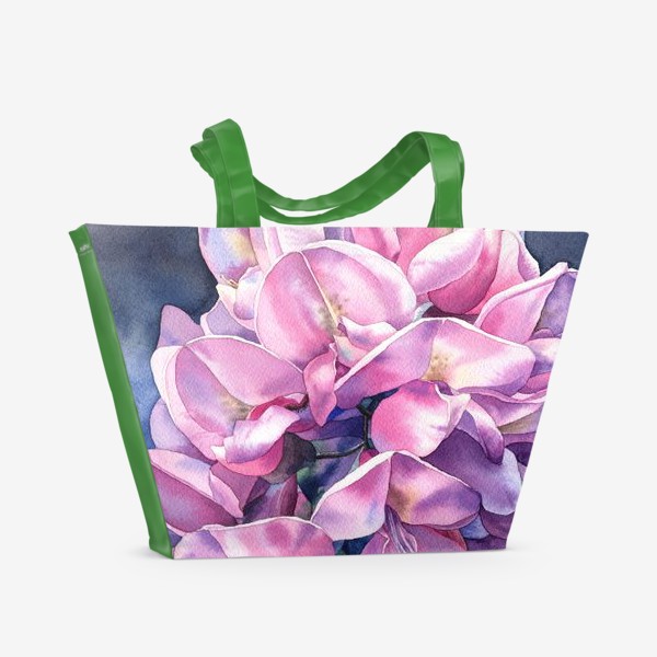 Пляжная сумка «Pink acacia»