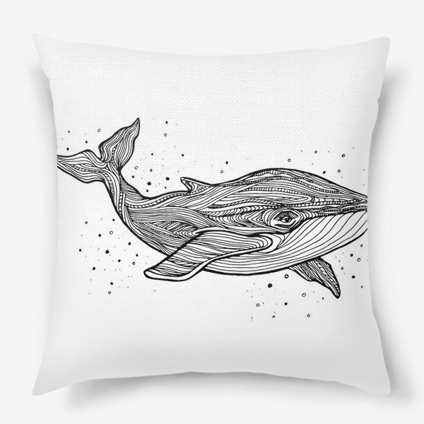 Подушка «Дудл кит»