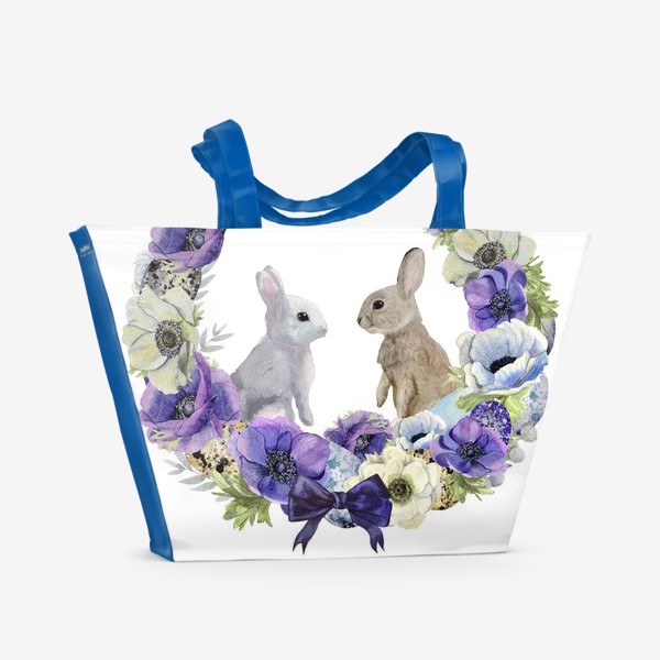 Пляжная сумка &laquo;Милые кролики &raquo;