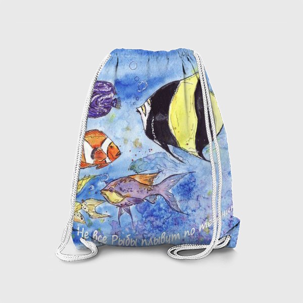 Рюкзак «морские рыбки»