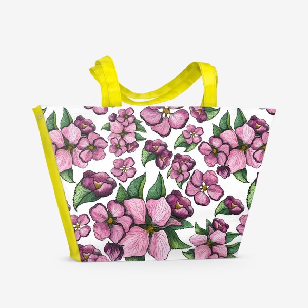 Пляжная сумка «Весеннее цветение»