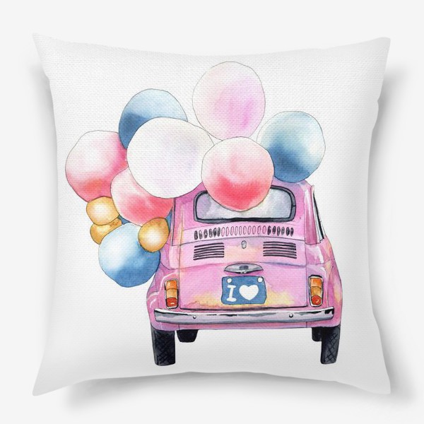Подушка «Pink Car»
