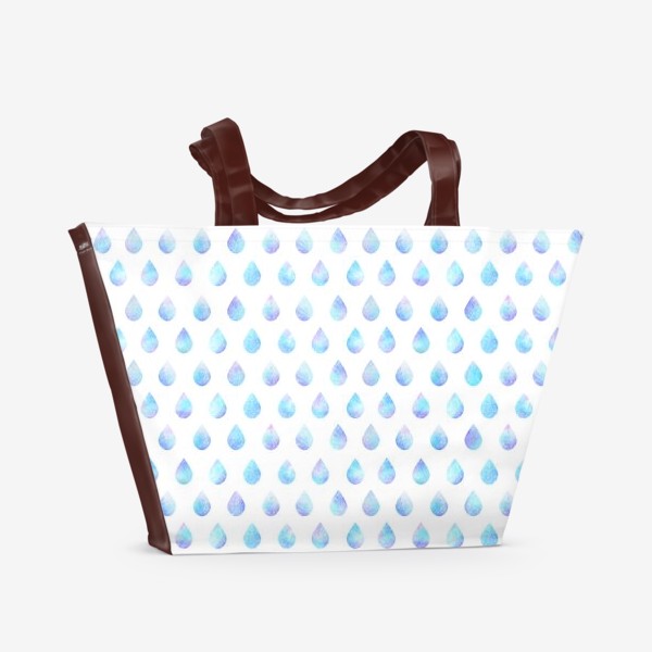 Пляжная сумка «Капли дождя»