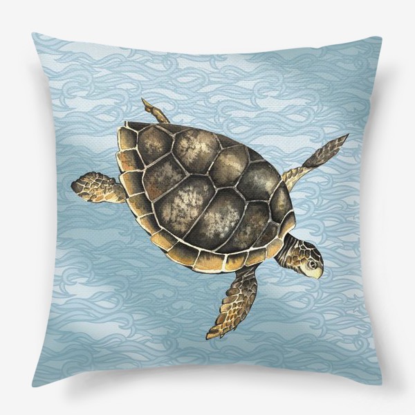 Подушка «Морская черепаха»