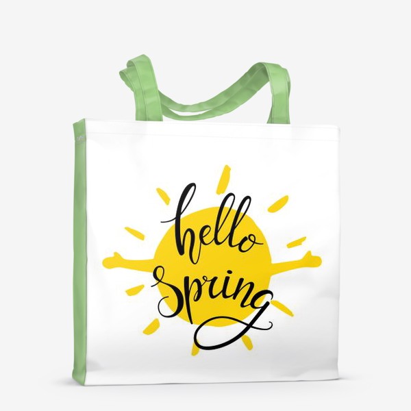 Сумка-шоппер «Hello Spring. Привет, Весна.»