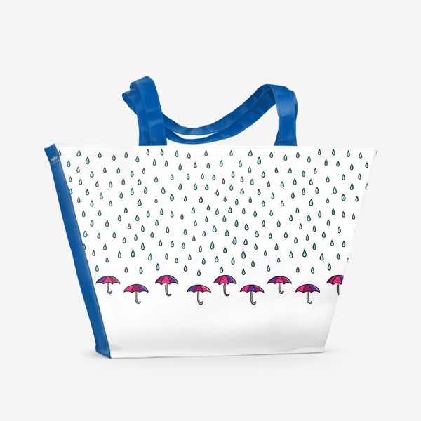 Пляжная сумка «Дождь»