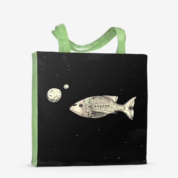 Сумка-шоппер «Космическая рыба»