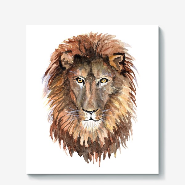 Холст «голова льва»