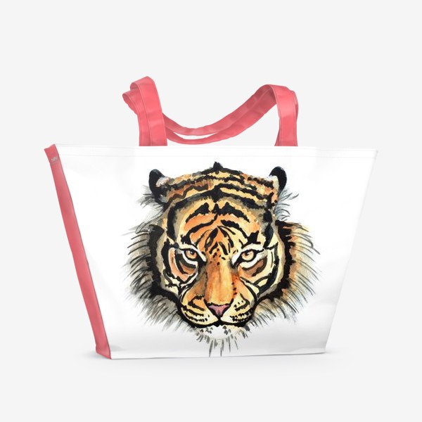 Пляжная сумка «голова тигра»
