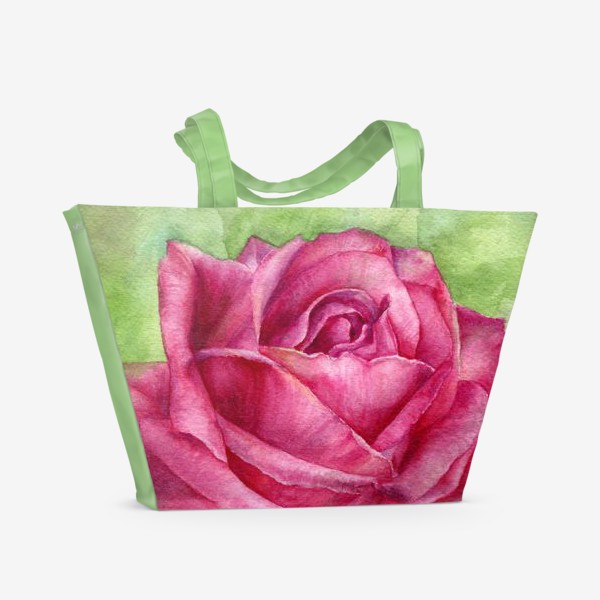 Пляжная сумка «Благородная роза»