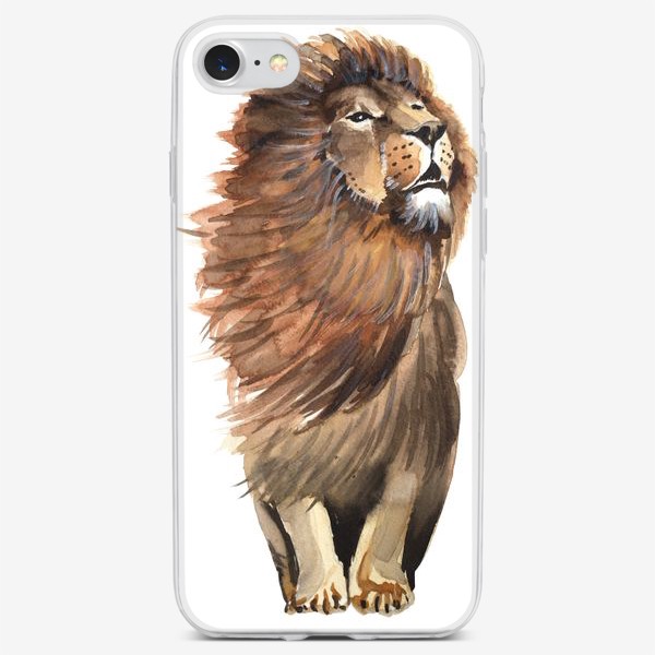 Чехол iPhone «лев»