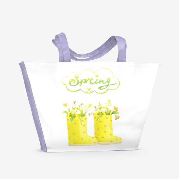 Пляжная сумка «Солнечная весна»