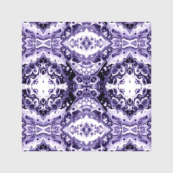 Скатерть «Абстрактный фиолетовый этнический узор»