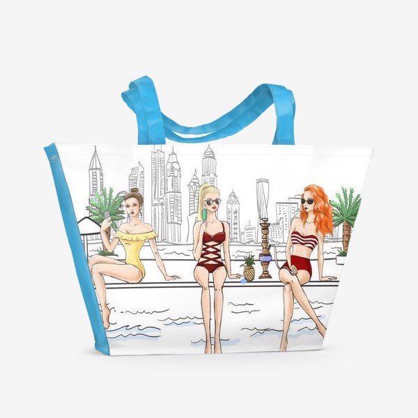 Пляжная сумка «на отдыхе»