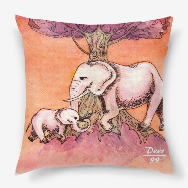 Подушка «слоники»